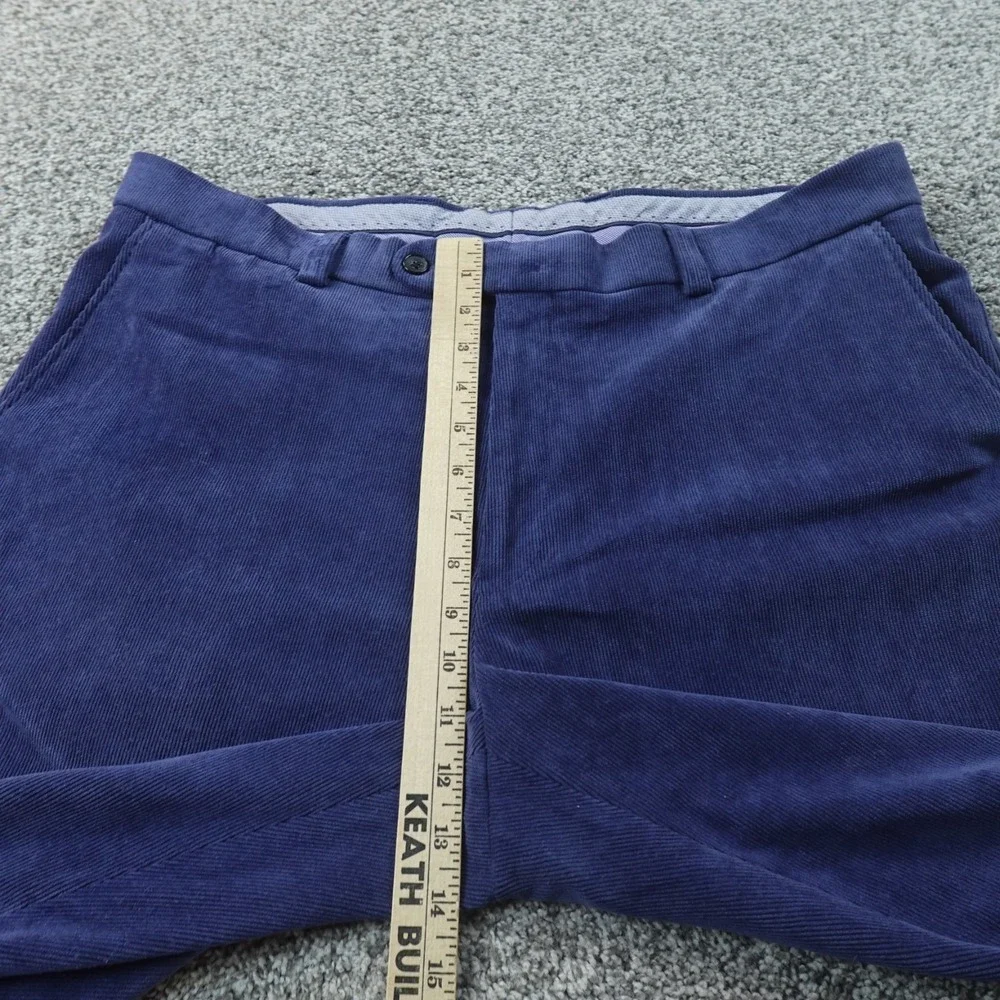 Ballin Pants‎ Mens 38X31 Blue Pinwale Corduroy Chino Trouser Flat Front Stretch